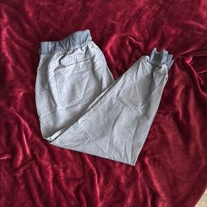 Med Couture Gray Jogger Pants